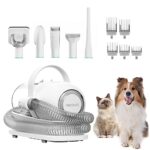 Neakasa by neabot P1 Pro Pet Grooming Kit & Vacuum Suction 99% Pet Hair, Professional Grooming Clippers with 5 Proven Grooming Tools for Dogs Cats and Other Animals(Renamed to Neakasa)