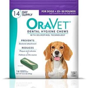 ORAVET Dental Chews for Dogs, Oral Care and Hygiene Chews Assorted Sizes
