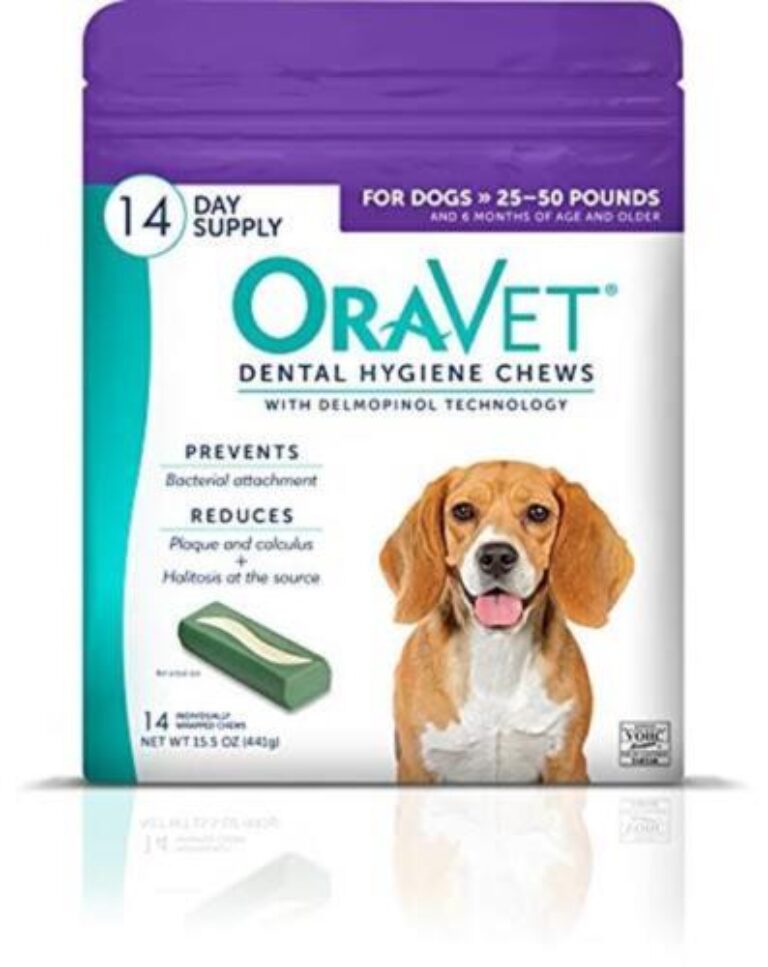 ORAVET Dental Chews for Dogs, Oral Care and Hygiene Chews Assorted Sizes