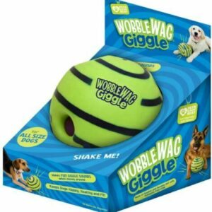 Wobble Wag Giggle Ball Interactive Dog Toy Fun Sounds Outdoor Toy Free Shipping