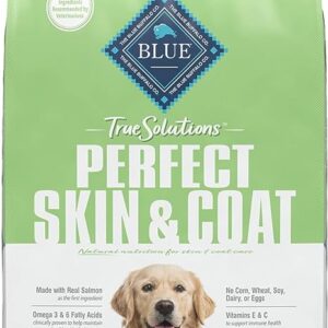 Blue Buffalo True Solutions Perfect Skin & Coat Natural Adult Dry Dog Food, Salmon