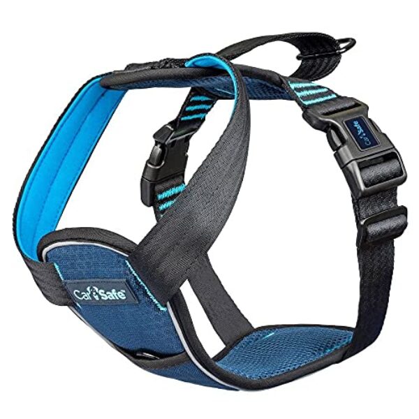 CarSafe Crash Tested Dog Harness Blue Small