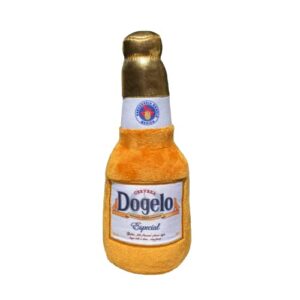 Dogelo Plush Toy - Funny Alcohol Dog Toy - Cool Puppy Toys - Stuffed Beer Dog Toy for Large and Small Dogs - Dog Accessories - Puppy Supplies