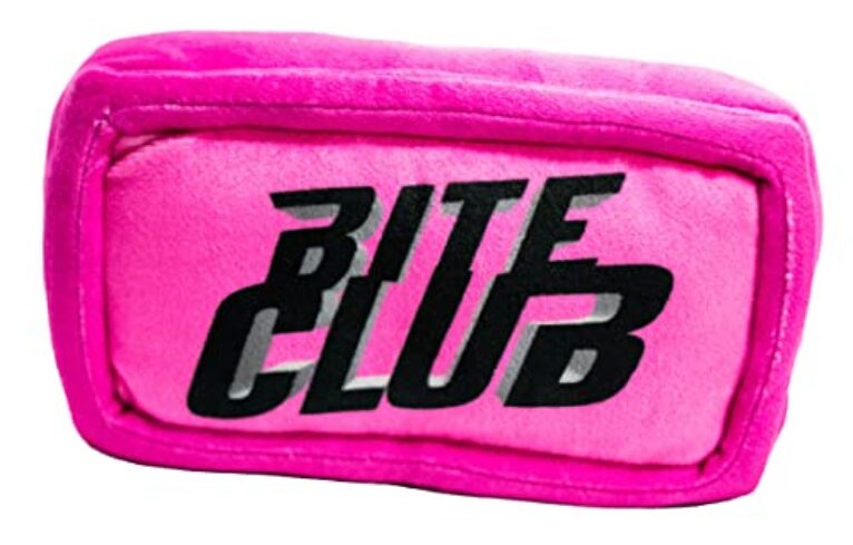 PAWzarre Bite Club Soap Dog Toy for Small, Medium, and Large Dogs - Funny Dog Toys - Plush Squeaky - Cute Dog Gifts for Dog Birthday -Dog Stuff- Cool Stuffed Dog Toys