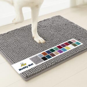 Muddy Mat® | Super Absorbent Door Mat Indoor, Microfiber Quick Dry Chenille Entryway Rug, Non-Slip Front Door Mat, Indoo