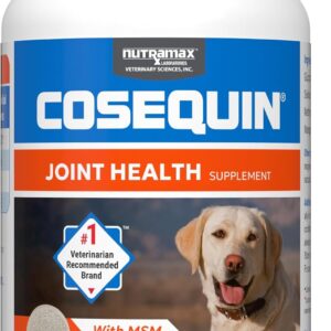 Nutramax Cosequin for Dogs Joint Health Supplement, Contains Glucosamine for Dogs, Plus Chondroitin and MSM, Supports He
