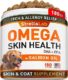 Fish Oil Omega 3 Treats for Dogs – Allergy and Itch Relief – Skin and Coat Supplement – Joint Health – Wild Alaskan Salmon Oil – Shedding, Itchy Skin Relief – Omega 3 6 9 – EPA & DHA – 180 treats