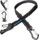 IOKHEIRA Dog Seat Belt, Updated Dog Seat Belt, Adjustable Dog Seatbelt Harness, Reflective Bungee Dog Car Seat Belt