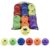 PIKASEN Rainbow Tennis Balls for Dogs 2.5″ or 2.3″ Size 12 Pack 6 Bright Colours Interactive Dog Toys Dog Gift for Large Dogs and Medium Small Dogs (2.5 Inches)