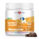 Turmeric Curcumin for Dogs – 90 Soft Chews – with Collagen, BioPerine and Fish Oil – Hip & Joint Support, Ease Inflammation, Antioxidant, Cardiovascular & Liver Support. (Soft Chews)